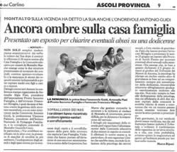 Articolo Carlino Case Famiglia